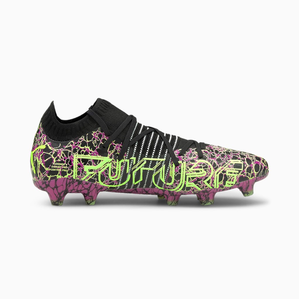 Kopa ky Puma Sk Future Z 1.2 FG AG Panske ierne Zelene